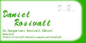 daniel rosivall business card