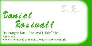 daniel rosivall business card